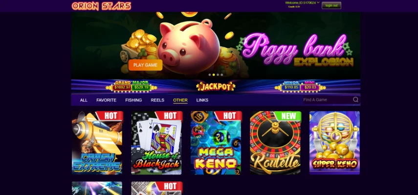 orion stars platform screenshot