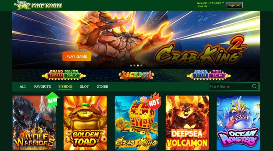 fire kirin platform screenshot