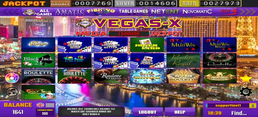vegas x deposit online