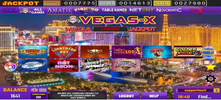 vegas x deposit online