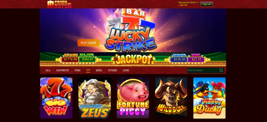 panda master platform screenshot