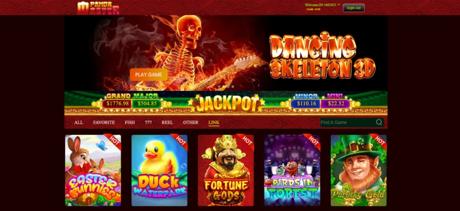 panda master platform screenshot