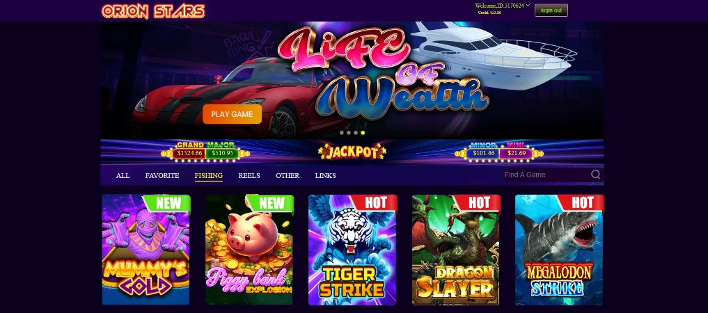 play orion stars online no download no deposit bonus