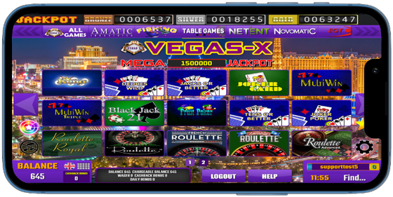 vegas x slots